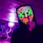 Halloween LED Mask for Costume Cosplay Parties 1pack holloween1