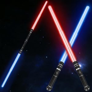 RGB Lightsaber Toy Sword with FX Sound Effects black