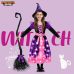 Spooky Glowing Witch Dress for Kids and Toddlers 2